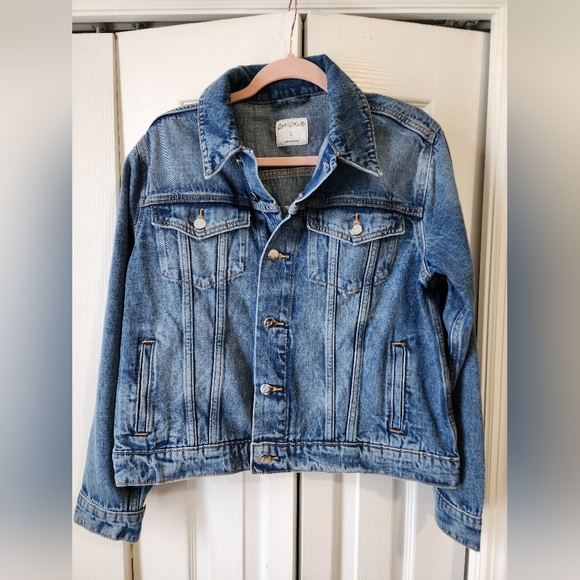 NWoT Love in Faith Jean Jacket - Picture 2 of 6